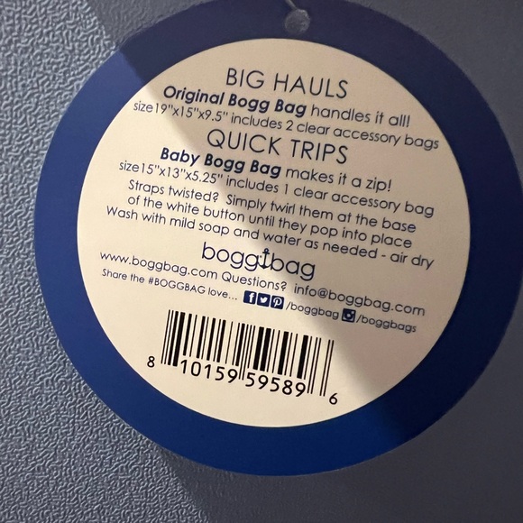 Bogg Bag Original - Blue Skies NWT - Picture 6 of 6